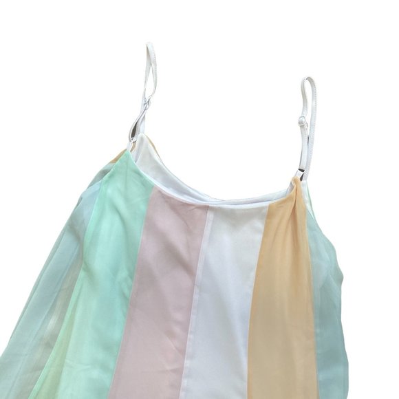 Lulus Days to Remember Pastel Stripe Maxi Dress-S-Fairycore Coastal Event NWT - Picture 4 of 10